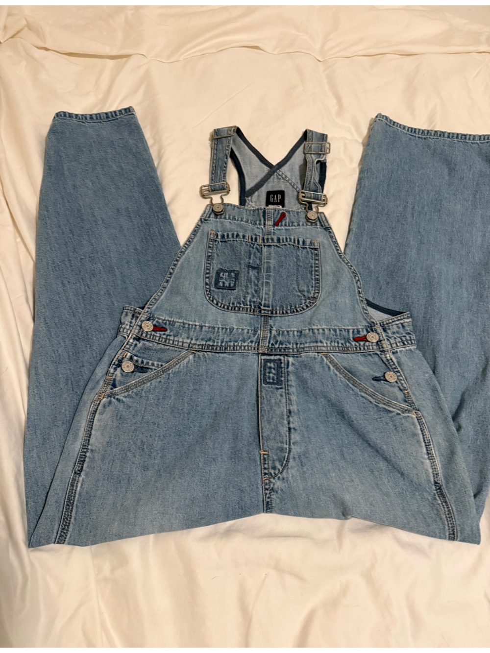 GAP Light Blue Denim Overalls